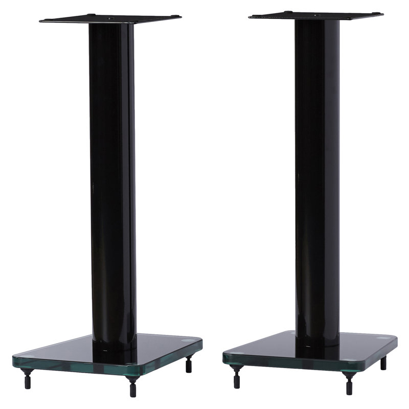 Symple Stuff Glass & Steel Speaker Stands, 24" Height & Reviews Wayfair
